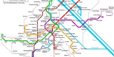 Вена метроны газрын зураг hauptbahnhof