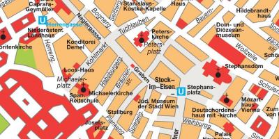 Вена centrum газрын зураг