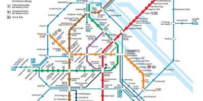 Вена метроны газрын зураг бүрэн хэмжээ