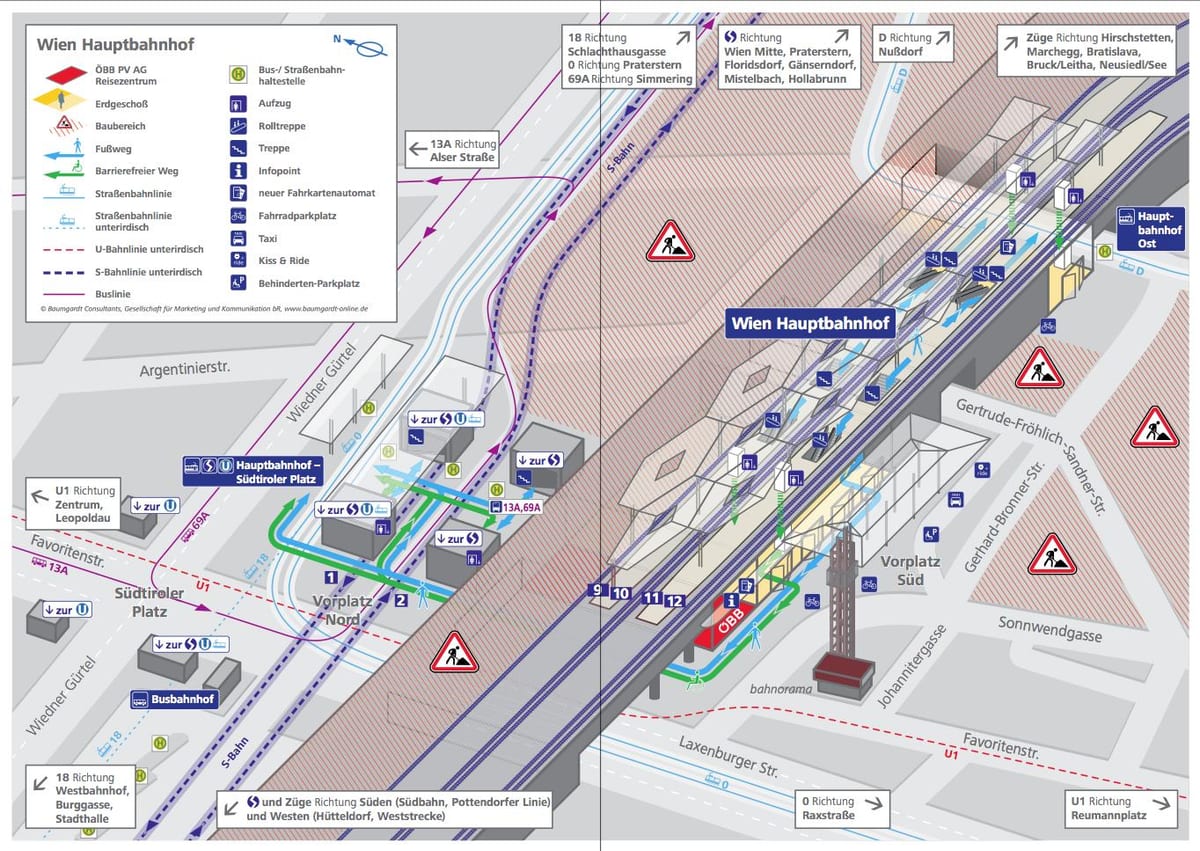 Вена hbf газрын зураг