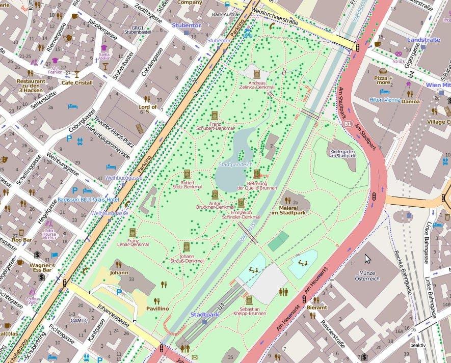 Зураг stadtpark Вена