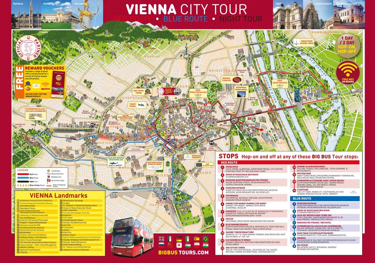 Венийн том автобус аялал жуулчлалын газрын зураг