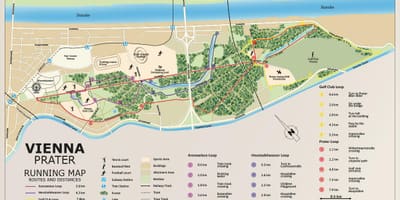 Prater Вена газрын зураг