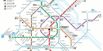 Wien s bahn газрын зураг
