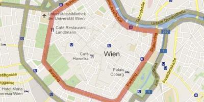 Вена 7-р дүүргийн газрын зураг